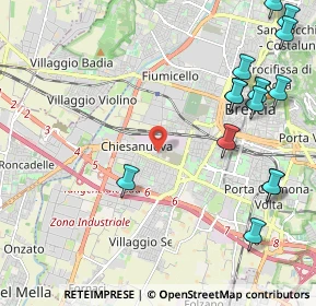 Mappa Via Como, 25125 Brescia BS, Italia (2.77929)