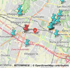 Mappa Via Como, 25125 Brescia BS, Italia (2.23688)