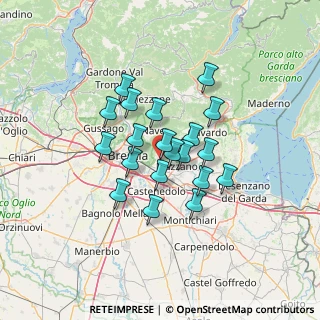 Mappa Via Don Lorenzo Milani, 25082 Botticino BS, Italia (10.105)