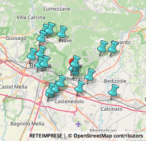 Mappa Via Don Lorenzo Milani, 25082 Botticino BS, Italia (6.5945)