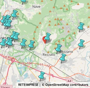 Mappa Via Don Luigi Milani, 25082 Botticino BS, Italia (5.8115)