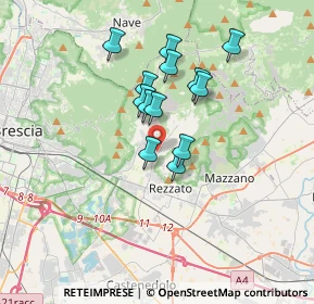 Mappa Via Don Lorenzo Milani, 25082 Botticino BS, Italia (2.71308)