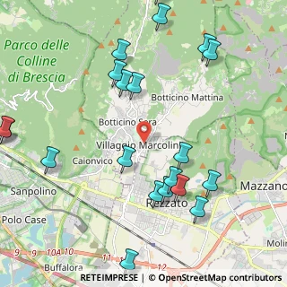 Mappa Via Don Lorenzo Milani, 25082 Botticino BS, Italia (2.58)