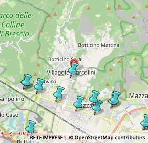 Mappa Via Don Luigi Milani, 25082 Botticino BS, Italia (2.615)