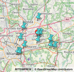 Mappa Via E. de Amicis, 20063 Cernusco sul Naviglio MI, Italia (6.48417)