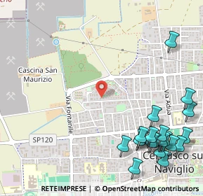 Mappa Via E. de Amicis, 20063 Cernusco sul Naviglio MI, Italia (0.746)