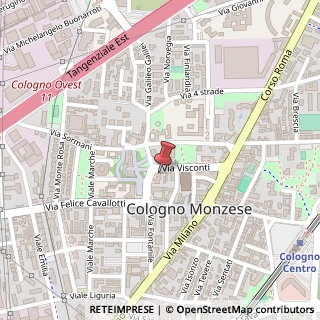 Mappa Via Giuseppe Mazzini, 12, 20093 Cologno Monzese, Milano (Lombardia)