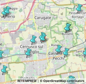 Mappa Via Matilde Serao, 20063 Cernusco sul Naviglio MI, Italia (3.14579)