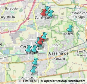 Mappa Via Matilde Serao, 20063 Cernusco sul Naviglio MI, Italia (1.66917)