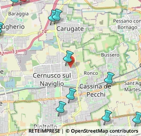 Mappa Via Matilde Serao, 20063 Cernusco sul Naviglio MI, Italia (3.29923)