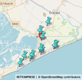 Mappa Via Ca Silis, 30016 Jesolo VE, Italia (3.22273)