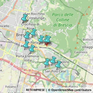Mappa Via Capitanio Isidoro, 25123 Brescia BS, Italia (1.715)