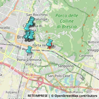 Mappa Via Capitanio Isidoro, 25123 Brescia BS, Italia (2.08867)