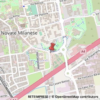 Mappa Via Rimembranze, 20026 Novate Milanese, Milano (Lombardia)