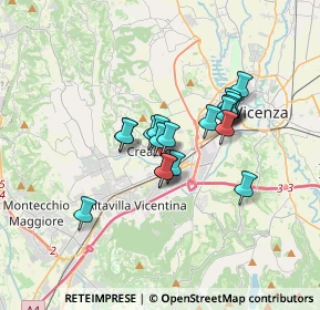 Mappa Via Italia Fraz Olmo Str Prov, 36051 Creazzo VI, Italia (2.4755)