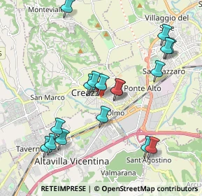 Mappa Via Italia Fraz Olmo Str Prov, 36051 Creazzo VI, Italia (2.02882)