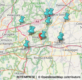 Mappa SP ex Strada Statale, 20062 Cassano d'Adda MI (6.74818)