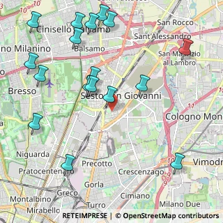 Mappa Via Martiri della Libertà, 20099 Sesto San Giovanni MI, Italia (2.59176)