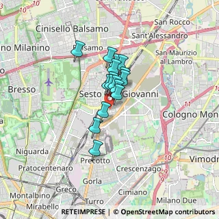 Mappa Via Martiri della Libertà, 20099 Sesto San Giovanni MI, Italia (1.02313)