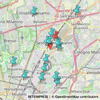 Mappa Via Martiri della Libertà, 20099 Sesto San Giovanni MI, Italia (2.00267)