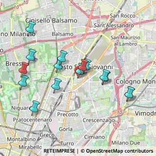 Mappa Via Martiri della Libertà, 20099 Sesto San Giovanni MI, Italia (1.96067)