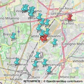 Mappa Via Martiri della Libertà, 20099 Sesto San Giovanni MI, Italia (2.271)
