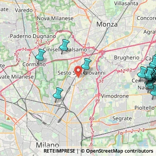Mappa Via Martiri della Libertà, 20099 Sesto San Giovanni MI, Italia (6.846)
