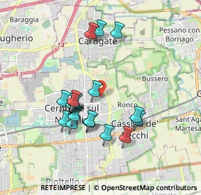 Mappa Via A. Negri, 20063 Cernusco sul Naviglio MI, Italia (1.64722)