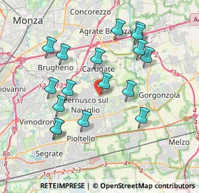 Mappa Via A. Negri, 20063 Cernusco sul Naviglio MI, Italia (3.7)