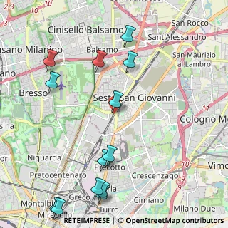 Mappa Via Lacerra Felice, 20099 Sesto San Giovanni MI, Italia (2.69385)