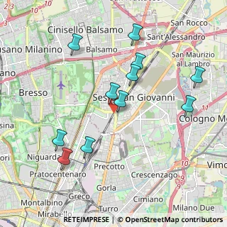 Mappa Via Lacerra Felice, 20099 Sesto San Giovanni MI, Italia (2.00273)