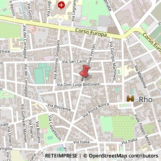 Mappa Via Cardinal Ferrari, 41, 20017 Rho, Milano (Lombardia)