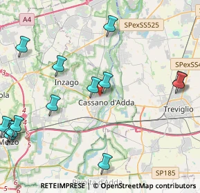 Mappa Via V. Gioberti, 20062 Cassano d'Adda MI, Italia (5.86733)