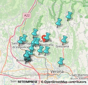 Mappa Via Colle Masua, 37024 Negrar di Valpolicella VR, Italia (7.1465)