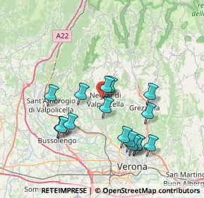 Mappa Via Colle Masua, 37024 Negrar di Valpolicella VR, Italia (7.15)