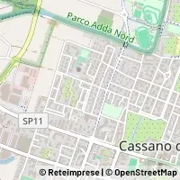Kaart Cassano d'Adda