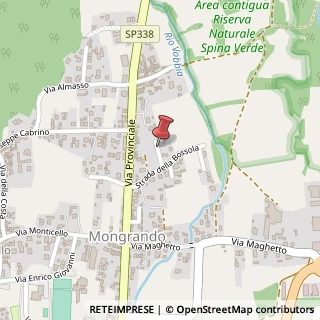 Mappa Via Strada della Bossola, 9, 13888 Mongrando, Biella (Piemonte)