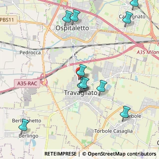 Mappa Viale Aldo Moro, 25039 Travagliato BS, Italia (2.32182)