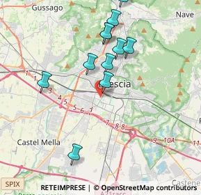 Mappa Via Liguria, 25125 Brescia BS, Italia (4.38769)