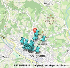 Mappa Via G. Rossini, 36071 Arzignano VI, Italia (0.9035)