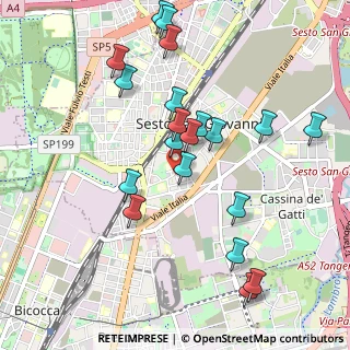 Mappa Via Giovanni Rabino, 20099 Sesto San Giovanni MI, Italia (1.0125)