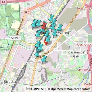 Mappa Via Giovanni Rabino, 20099 Sesto San Giovanni MI, Italia (0.672)