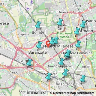 Mappa Via Bruno Buozzi, 20026 Novate Milanese MI, Italia (2.19375)