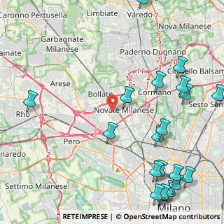 Mappa Via Bruno Buozzi, 20026 Novate Milanese MI, Italia (6.119)
