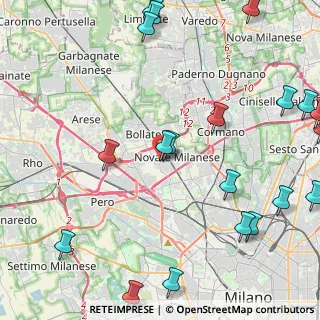 Mappa Via Bruno Buozzi, 20026 Novate Milanese MI, Italia (6.1445)