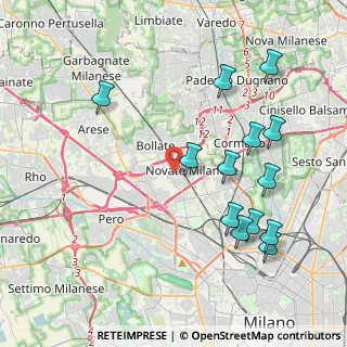 Mappa Via Bruno Buozzi, 20026 Novate Milanese MI, Italia (4.45231)