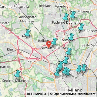 Mappa Via Bruno Buozzi, 20026 Novate Milanese MI, Italia (5.1825)