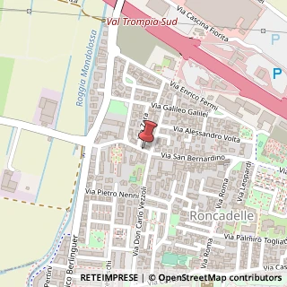 Mappa Via San Bernardino, 44, 25030 Roncadelle, Brescia (Lombardia)