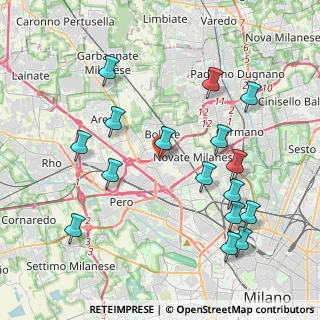 Mappa Via Nazario, 20021 Baranzate MI, Italia (4.40813)