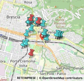 Mappa Complesso Fuksas, 25121 Brescia BS, Italia (0.6955)